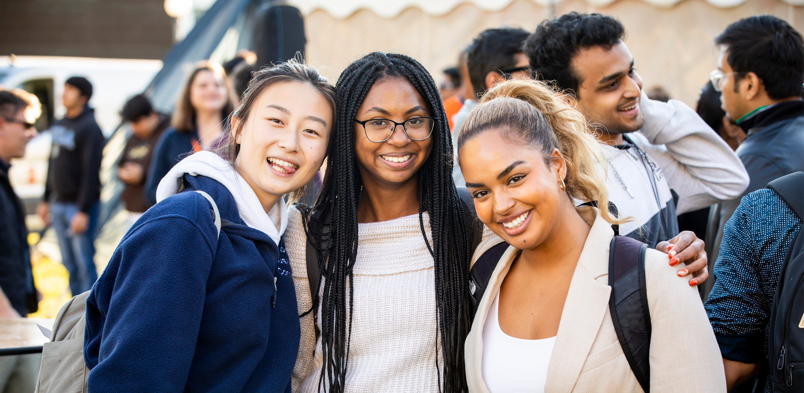 Students at BIF for event